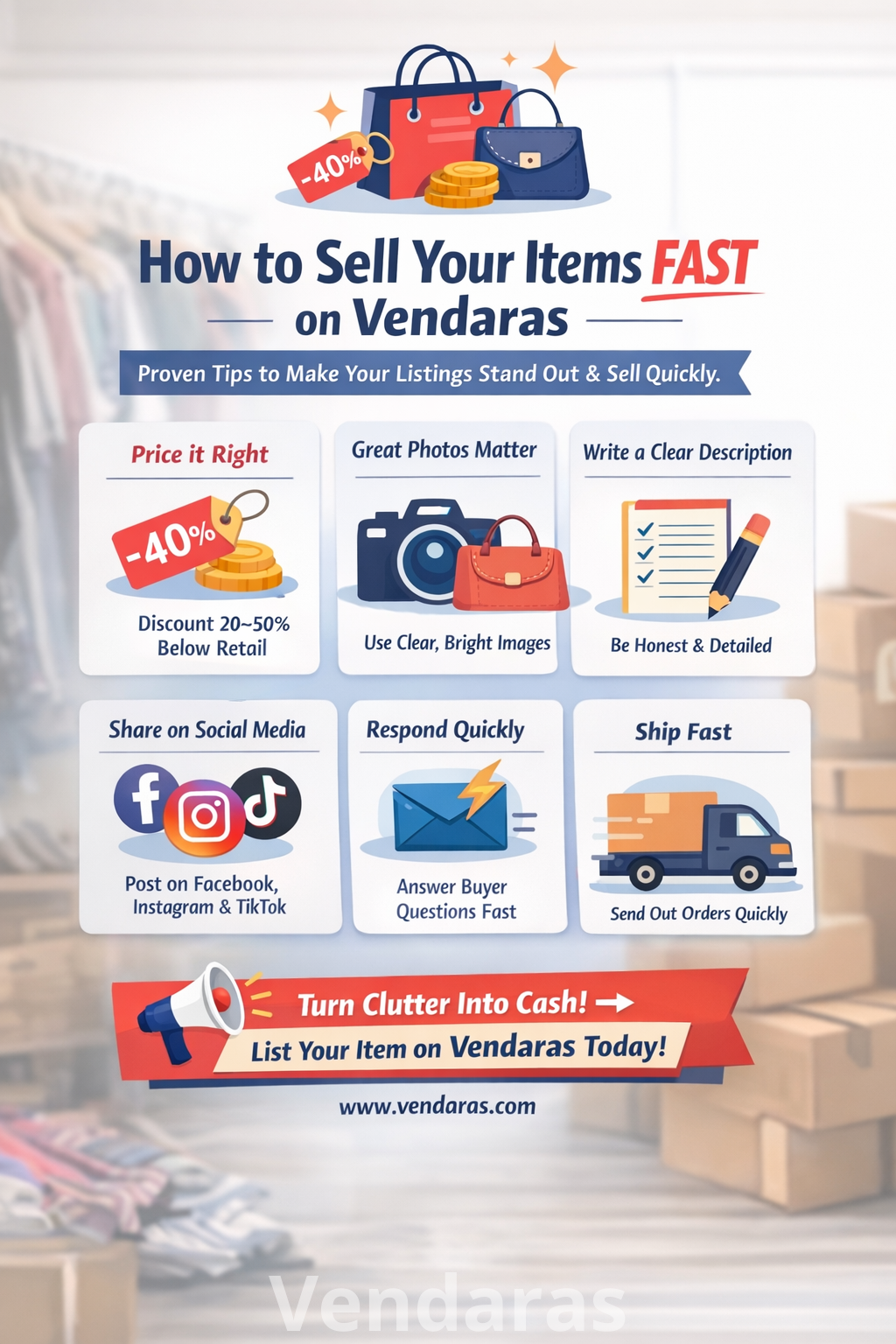 How to Sell Your Items FAST on Vendaras