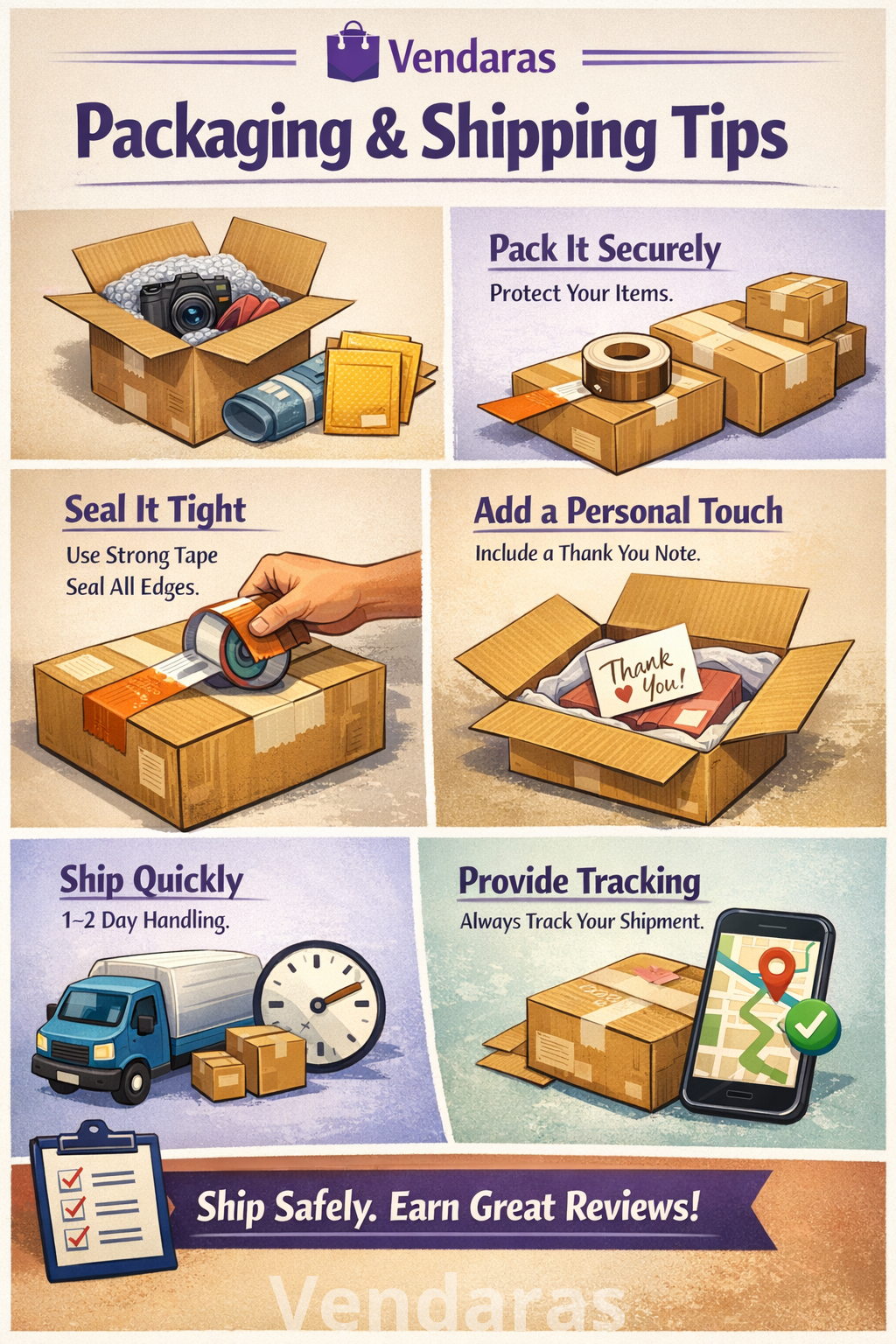 How to Package & Ship Your Items Safely (So They Arrive Perfectly)